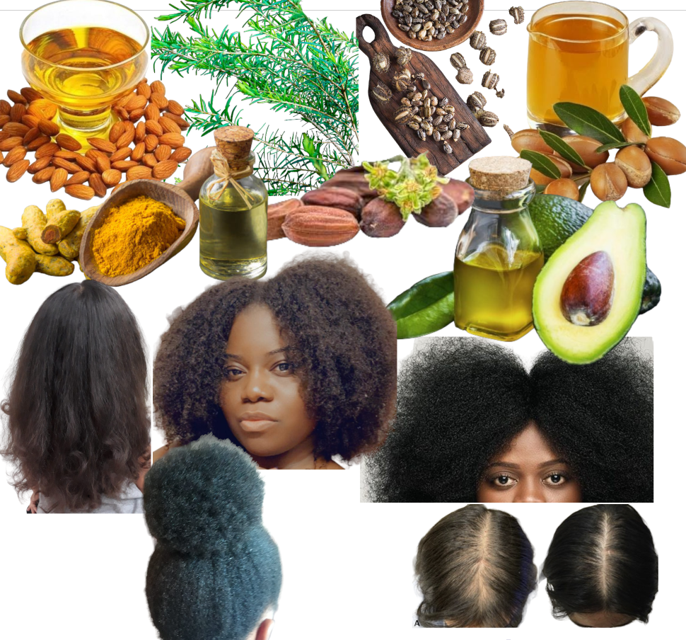 Hair Growth Pomade Grease with Mango butter, Peppermint Oil, Tea Tree Oil, Argan oil, Jojoba seed, Avocado oil, Castor oil, Sweet Almond, Vitamin E Oil for Scalp and Hair