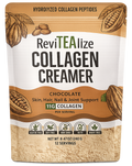 Collagen Creamer for Coffee - Grass Fed Collagen Peptides Powder with MCT Oil for Hair, Skin, Nails & Joint Support - Chocolate