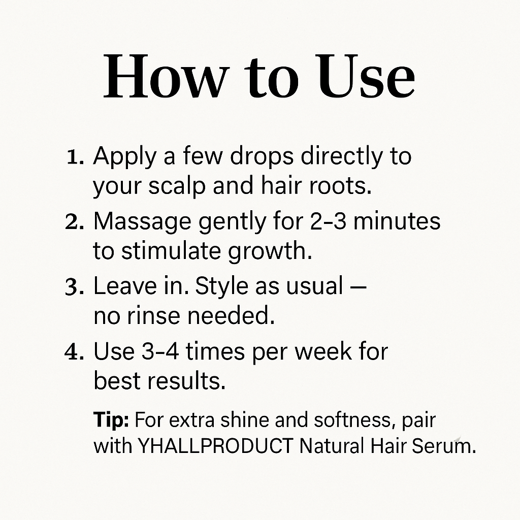 Yhallproduct Chebe and Amla Oil – Natural Hair Growth & Scalp Treatment