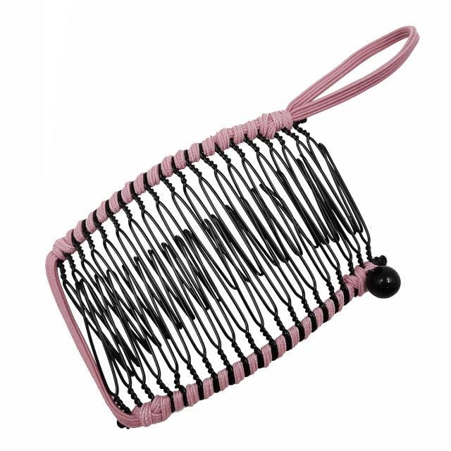 Stretch Banana Clip Double Side Lazy Women Hair Comb Easy Thick Curly Hair Styling Tool Ponytail Mohawk Bun Maker Accessories For Curly Hair Women
